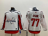 Youth Capitals 77 T.J. Oshie White Adidas Jersey